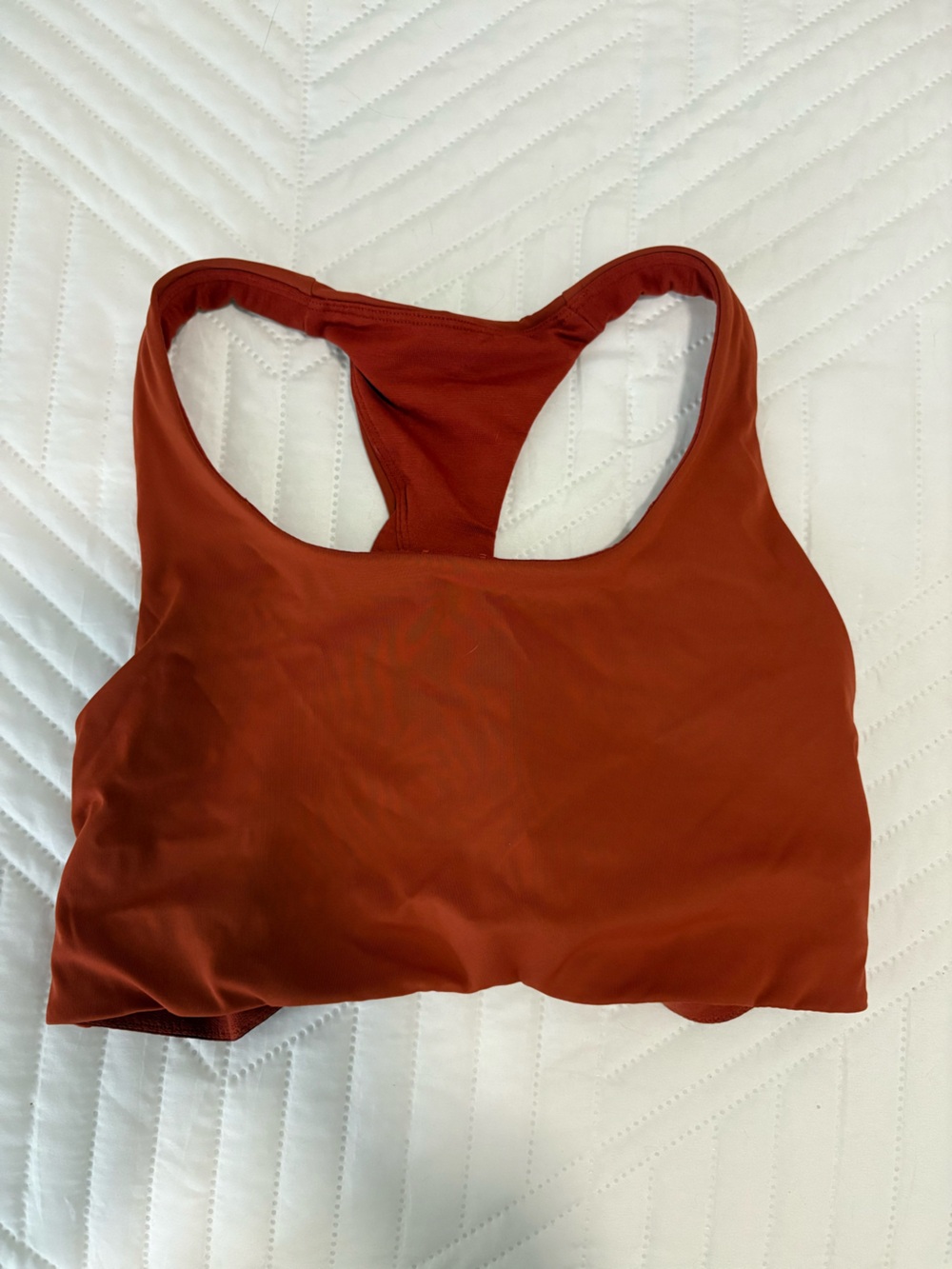 lululemon athletica Rust Red Racerback Tank